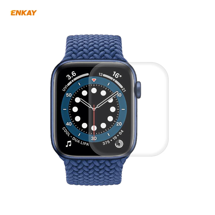 Per Apple Watch Series 6/5/4/SE 40mm ENKAY Hat-Prince 3D Full Screen PET curvo pellicola protettiva per schermo HD piegatura a caldo, For Apple Watch Series 6/5/4/SE 40mm
