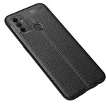 Custodia antiurto in TPU con texture Litchi, For OPPO A53 (2020)