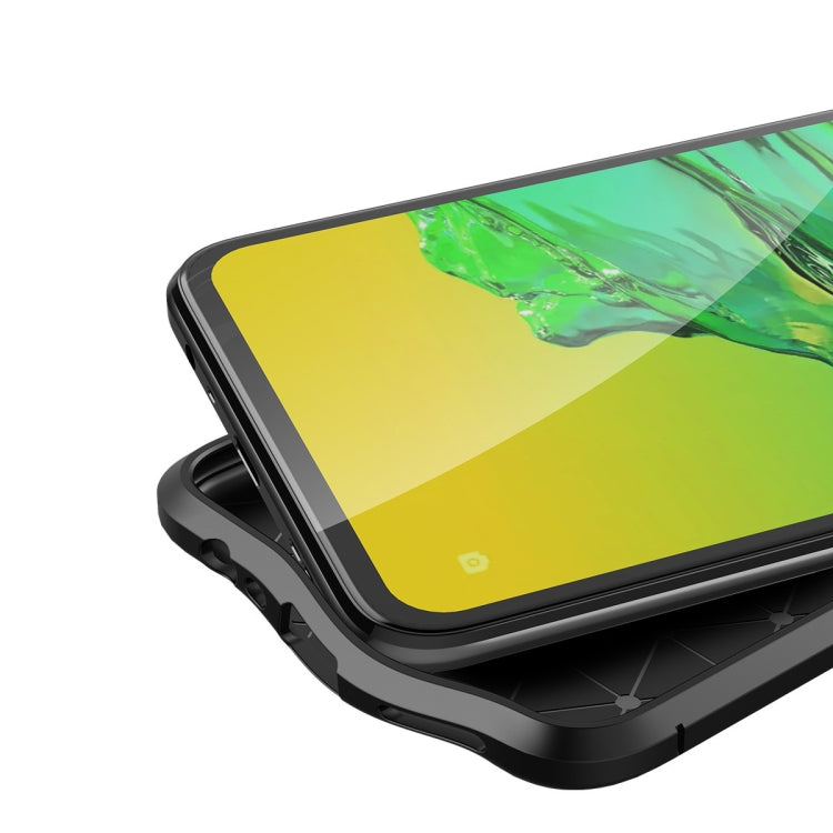 Custodia antiurto in TPU con texture Litchi, For OPPO A53 (2020)