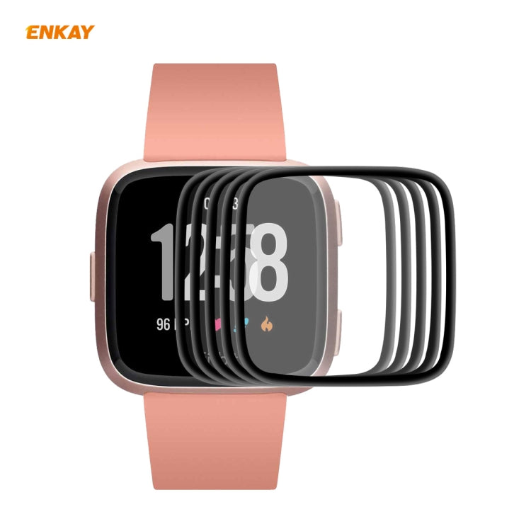 Per Fitbit Versa 3 / Fitbit Sense ENKAY Hat-Prince 3D Schermo intero Soft PC Edge + PMMA Pellicola proteggi schermo HD, For Fitbit Versa 3 / Fitbit Sense (1 PC), For Fitbit Versa 3 / Fitbit Sense (2 PCS), For Fitbit Versa 3 / Fitbit Sense (5 PCS)      ...