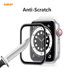 ENKAY Hat-Prince 3D Full Screen Soft PC Edge + Pellicola proteggi schermo PMMA HD, For Apple Watch 6/5/4/SE 44mm, For Apple Watch 6/5/4/SE 40mm