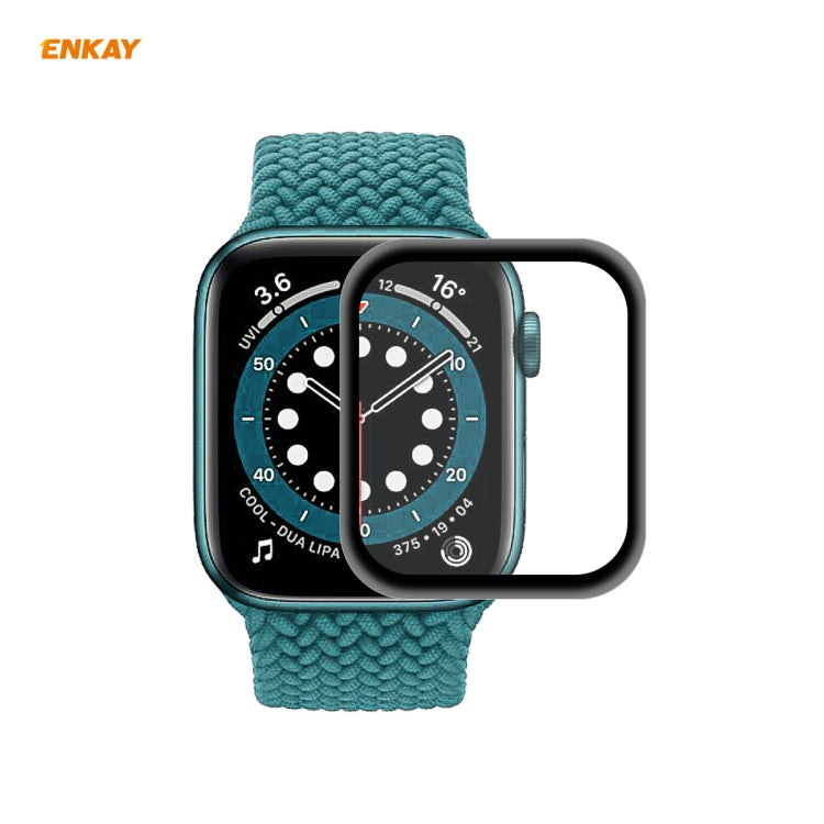 ENKAY Hat-Prince 3D Full Screen Soft PC Edge + Pellicola proteggi schermo PMMA HD, For Apple Watch 6/5/4/SE 44mm, For Apple Watch 6/5/4/SE 40mm