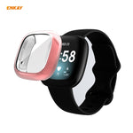 Per Fitbit Versa 3 / Fitbit Sense ENKAY Hat-Prince ENK-AC8208 Custodia morbida in TPU placcato a copertura totale