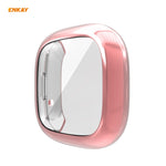 Per Fitbit Versa 3 / Fitbit Sense ENKAY Hat-Prince ENK-AC8208 Custodia morbida in TPU placcato a copertura totale