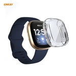 Per Fitbit Versa 3 / Fitbit Sense ENKAY Hat-Prince ENK-AC8208 Custodia morbida in TPU trasparente a copertura totale