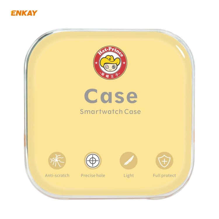 Per Fitbit Versa 3 / Fitbit Sense ENKAY Hat-Prince ENK-AC8208 Custodia morbida in TPU trasparente a copertura totale