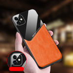 Custodia per telefono all-inclusive in pelle + vetro organico con lamiera di ferro, For iPhone 12 mini, For iPhone 12, For iPhone 12 Pro Max
