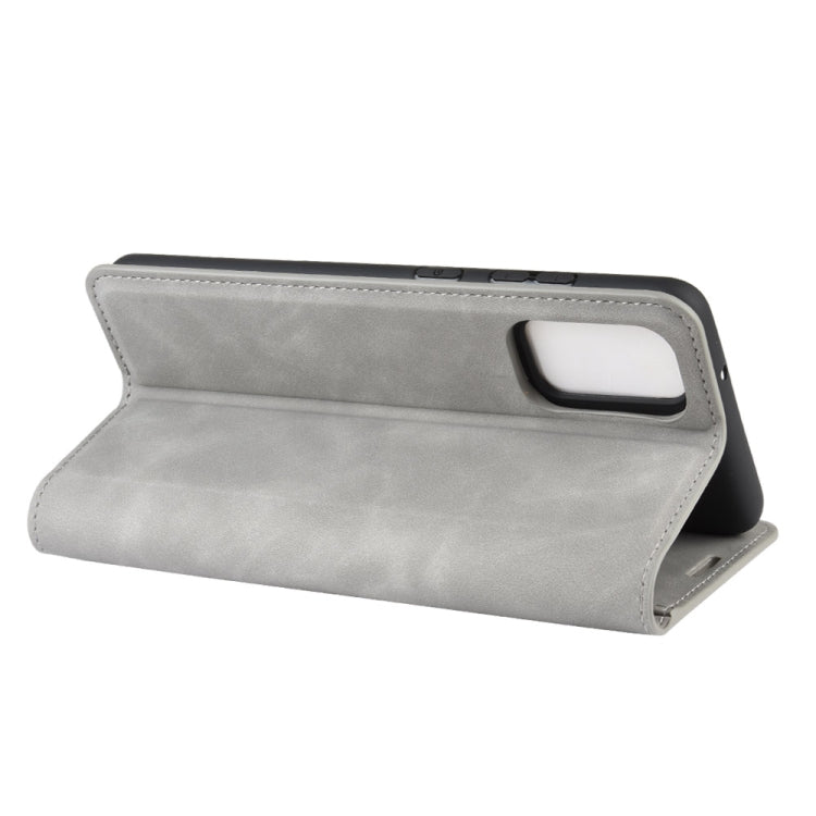 Per Samsung Galaxy S20 FE 4G / 5G Custodia in pelle con ventosa magnetica per affari retro-pelle con supporto e slot per schede e portafoglio, For Samsung Galaxy S20 FE