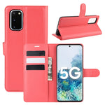Per Samsung Galaxy S20 FE 4G / 5G Litchi Texture Custodia protettiva a vibrazione orizzontale con supporto e slot per schede e portafoglio, For Galaxy S20 FE