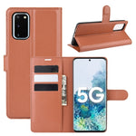 Per Samsung Galaxy S20 FE 4G / 5G Litchi Texture Custodia protettiva a vibrazione orizzontale con supporto e slot per schede e portafoglio, For Galaxy S20 FE