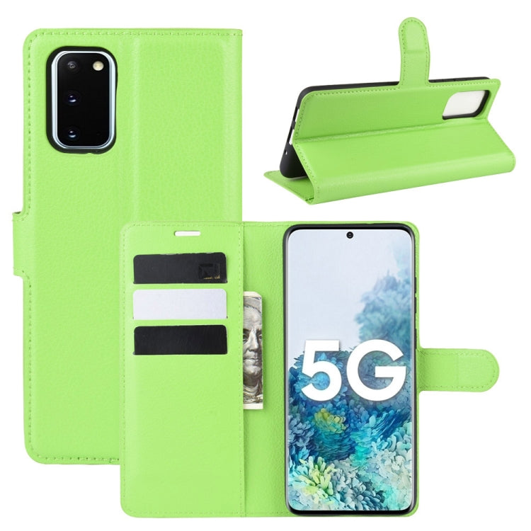 Per Samsung Galaxy S20 FE 4G / 5G Litchi Texture Custodia protettiva a vibrazione orizzontale con supporto e slot per schede e portafoglio, For Galaxy S20 FE