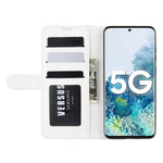 Per Samsung Galaxy S20 FE 4G / 5G R64 Texture Custodia protettiva a vibrazione orizzontale singola con supporto e slot per schede e portafogli e cornice per foto, For Samsung Galaxy S20 FE