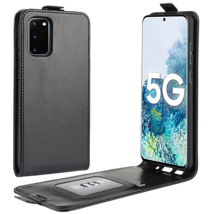 Per Samsung Galaxy S20 FE 4G / 5G R64 Texture Custodia protettiva in pelle a vibrazione verticale singola con slot per schede e cornice per foto, For Galaxy S20 FE