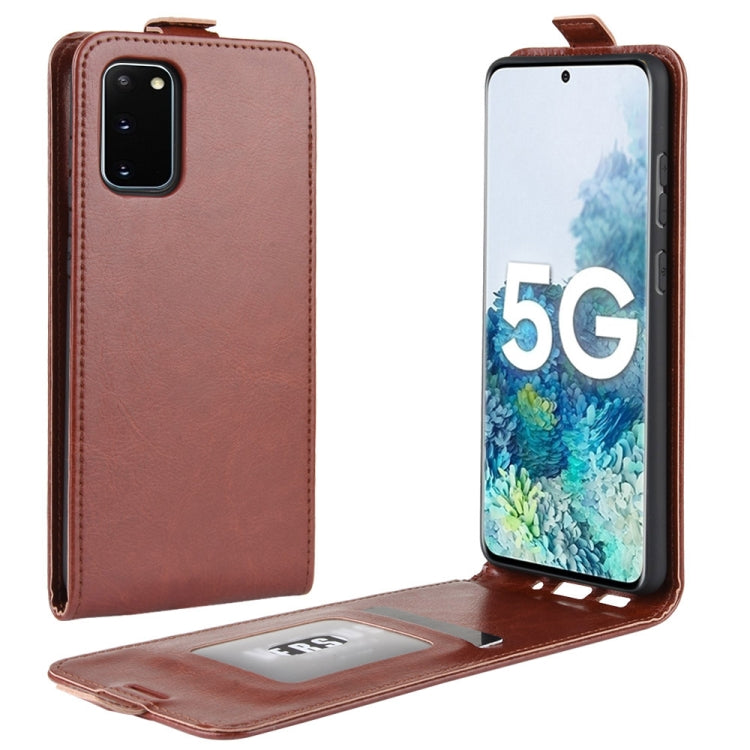 Per Samsung Galaxy S20 FE 4G / 5G R64 Texture Custodia protettiva in pelle a vibrazione verticale singola con slot per schede e cornice per foto, For Galaxy S20 FE