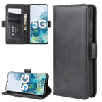 Per Samsung Galaxy S20 FE 4G / 5G Custodia in pelle a vibrazione orizzontale con fibbia magnetica a doppio lato con supporto e slot per schede e portafoglio, For Samsung Galaxy S20 FE