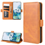 Per Samsung Galaxy S20 FE 4G / 5G Custodia in pelle a vibrazione orizzontale con fibbia magnetica a doppio lato con supporto e slot per schede e portafoglio, For Samsung Galaxy S20 FE