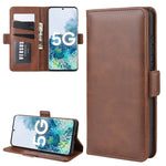Per Samsung Galaxy S20 FE 4G / 5G Custodia in pelle a vibrazione orizzontale con fibbia magnetica a doppio lato con supporto e slot per schede e portafoglio, For Samsung Galaxy S20 FE