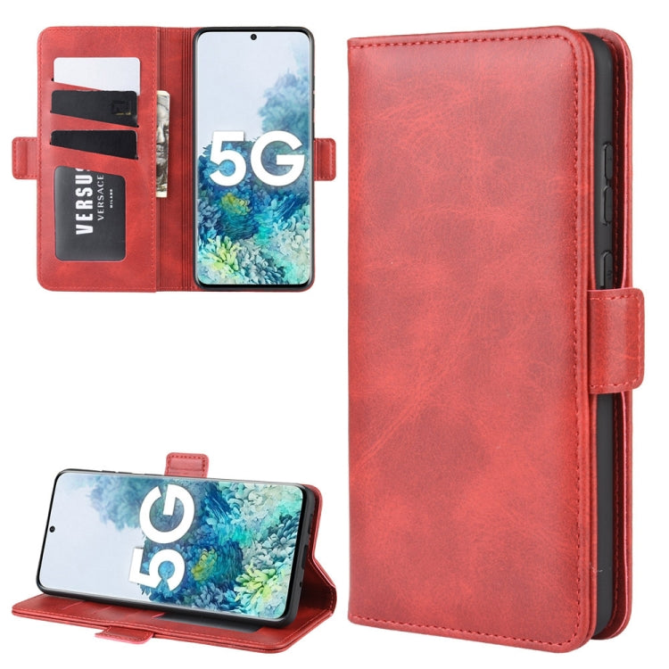 Per Samsung Galaxy S20 FE 4G / 5G Custodia in pelle a vibrazione orizzontale con fibbia magnetica a doppio lato con supporto e slot per schede e portafoglio, For Samsung Galaxy S20 FE
