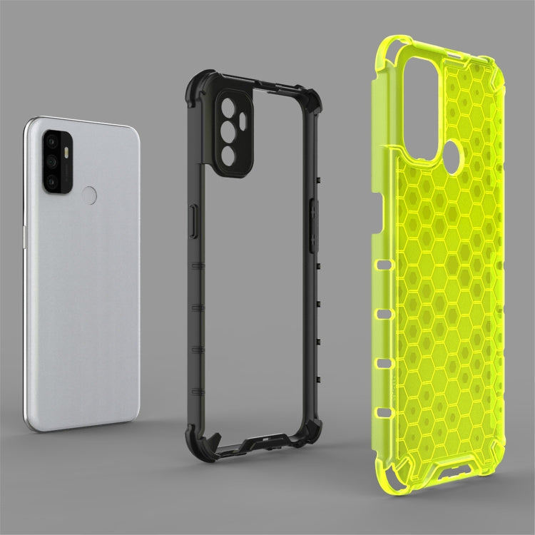 Per OPPO A53 2020 PC a nido d'ape antiurto + custodia in TPU