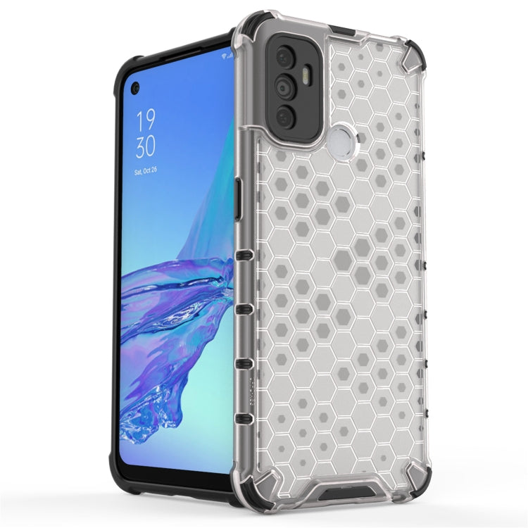 Per OPPO A53 2020 PC a nido d'ape antiurto + custodia in TPU