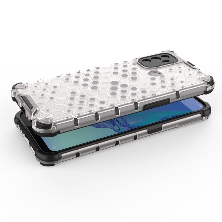 Per OPPO A53 2020 PC a nido d'ape antiurto + custodia in TPU