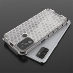 Per OPPO A53 2020 PC a nido d'ape antiurto + custodia in TPU