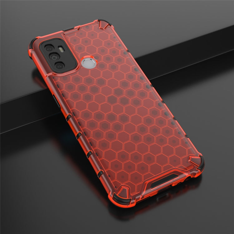 Per OPPO A53 2020 PC a nido d'ape antiurto + custodia in TPU