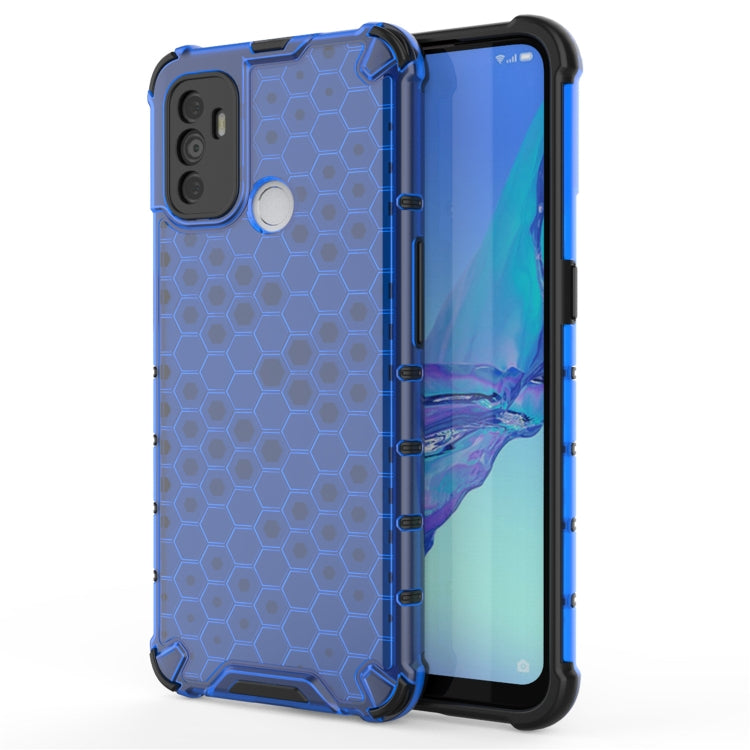 Per OPPO A53 2020 PC a nido d'ape antiurto + custodia in TPU