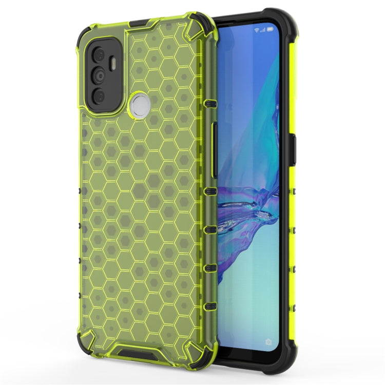 Per OPPO A53 2020 PC a nido d'ape antiurto + custodia in TPU