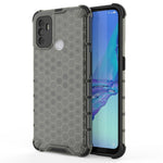 Per OPPO A53 2020 PC a nido d'ape antiurto + custodia in TPU