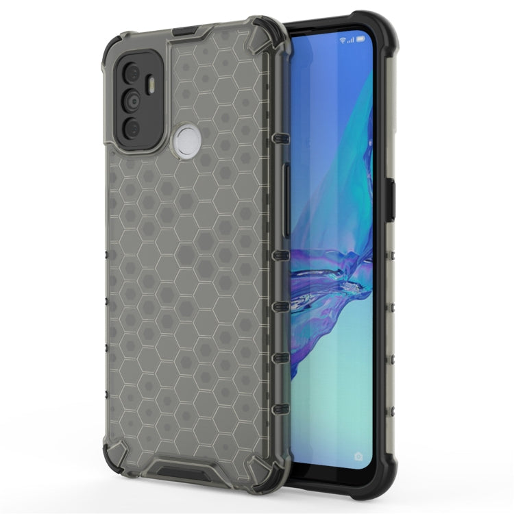 Per OPPO A53 2020 PC a nido d'ape antiurto + custodia in TPU