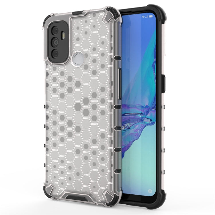 Per OPPO A53 2020 PC a nido d'ape antiurto + custodia in TPU