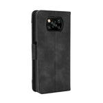 Per Xiaomi Poco X3 Custodia in pelle con motivo a portafoglio stile pelle di vitello NFC ， con slot per schede separato, For Xiaomi Poco X3 NFC