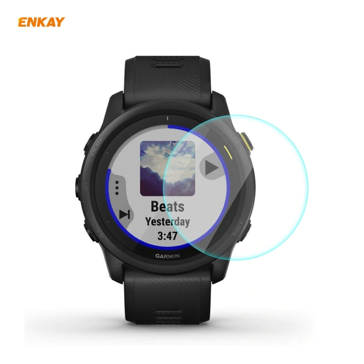 Per Garmin Forerunner 745 ENKAY Hat-Prince 0.2mm 9H 2.15D Pellicola in vetro temperato con bordo curvo, 1 PCS, 2 PCS, 5 PCS, 10 PCS