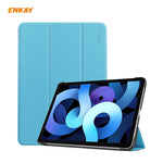 Per iPad Air 2020 10.9 / iPad Pro 11 2018 ENKAY ENK-8013 Custodia Smart in pelle PU + plastica con supporto a tre pieghe, For iPad Air 11 2024 / Pro 11 2018 / Air 10.9 2022