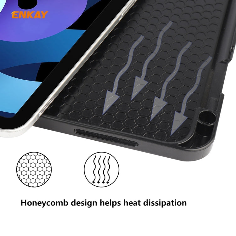 Per iPad Air 2020 10.9 / iPad Pro 11 2018 ENKAY ENK-8015 Custodia Smart in pelle PU + TPU con slot per penna, For iPad Air 11 2024 / Pro 11 2018 / Air 10.9 2022