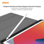 Per iPad 10.2 2020/2019 ENKAY ENK-8016 Custodia Smart in pelle PU + TPU con slot per penna, For iPad 10.2 2021 / 2020 / 2019