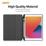 Per iPad 10.2 2020/2019 ENKAY ENK-8016 Custodia Smart in pelle PU + TPU con slot per penna, For iPad 10.2 2021 / 2020 / 2019