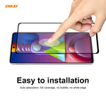 ENKAY Hat-Prince Full Glue 0.26mm 9H 2.5D Pellicola a copertura totale in vetro temperato, For Samsung Galaxy M51, For Samsung Galaxy A42 5G, For Xiaomi Poco X3 / X3 NFC