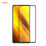 ENKAY Hat-Prince Full Glue 0.26mm 9H 2.5D Pellicola a copertura totale in vetro temperato, For Samsung Galaxy M51, For Samsung Galaxy A42 5G, For Xiaomi Poco X3 / X3 NFC