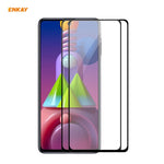 2 PZ ENKAY Hat-Prince Full Glue 0.26mm 9H 2.5D Pellicola a copertura totale in vetro temperato, For Samsung Galaxy M51, For Samsung Galaxy A42 5G, For Xiaomi Poco X3 / X3 NFC