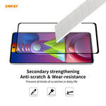 2 PZ ENKAY Hat-Prince Full Glue 0.26mm 9H 2.5D Pellicola a copertura totale in vetro temperato, For Samsung Galaxy M51, For Samsung Galaxy A42 5G, For Xiaomi Poco X3 / X3 NFC