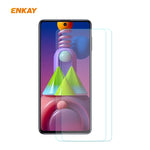 2 PZ ENKAY Hat-Prince 0.26mm 9H 2.5D Pellicola in vetro temperato con bordo curvo, For Samsung Galaxy M51, For Samsung Galaxy A42 5G, For Xiaomi Poco X3 / X3 NFC