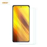 2 PZ ENKAY Hat-Prince 0.26mm 9H 2.5D Pellicola in vetro temperato con bordo curvo, For Samsung Galaxy M51, For Samsung Galaxy A42 5G, For Xiaomi Poco X3 / X3 NFC