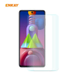 5 PZ ENKAY Hat-Prince 0.26mm 9H 2.5D Pellicola in vetro temperato con bordo curvo, For Samsung Galaxy M51, For Samsung Galaxy A42 5G, For Xiaomi Poco X3 / X3 NFC
