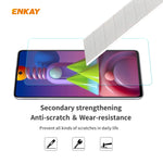 5 PZ ENKAY Hat-Prince 0.26mm 9H 2.5D Pellicola in vetro temperato con bordo curvo, For Samsung Galaxy M51, For Samsung Galaxy A42 5G, For Xiaomi Poco X3 / X3 NFC