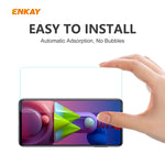 10 PZ ENKAY Hat-Prince 0.26mm 9H 2.5D Pellicola in vetro temperato con bordo curvo, For Samsung Galaxy M51, For Samsung Galaxy A42 5G, For Xiaomi Poco X3 / X3 NFC