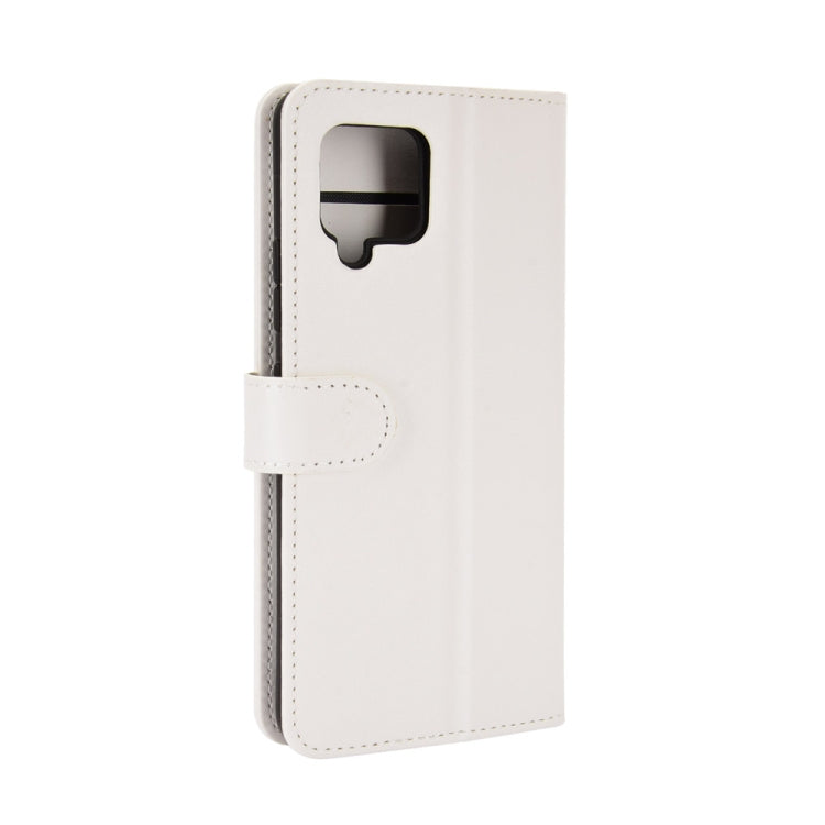 Per Samsung Galaxy A42 5G R64 Texture Custodia protettiva a vibrazione orizzontale singola con supporto e slot per schede e portafogli e cornice per foto, For Samsung Galaxy A42 5G