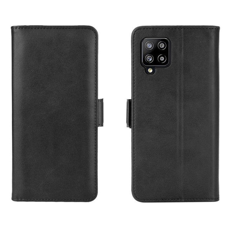 Per Samsung Galaxy A42 5G Custodia in pelle a vibrazione orizzontale con fibbia magnetica a doppio lato con supporto e slot per carte e portafoglio, For Galaxy A42 5G