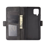 Per Samsung Galaxy A42 5G Custodia in pelle a vibrazione orizzontale con fibbia magnetica a doppio lato con supporto e slot per carte e portafoglio, For Galaxy A42 5G